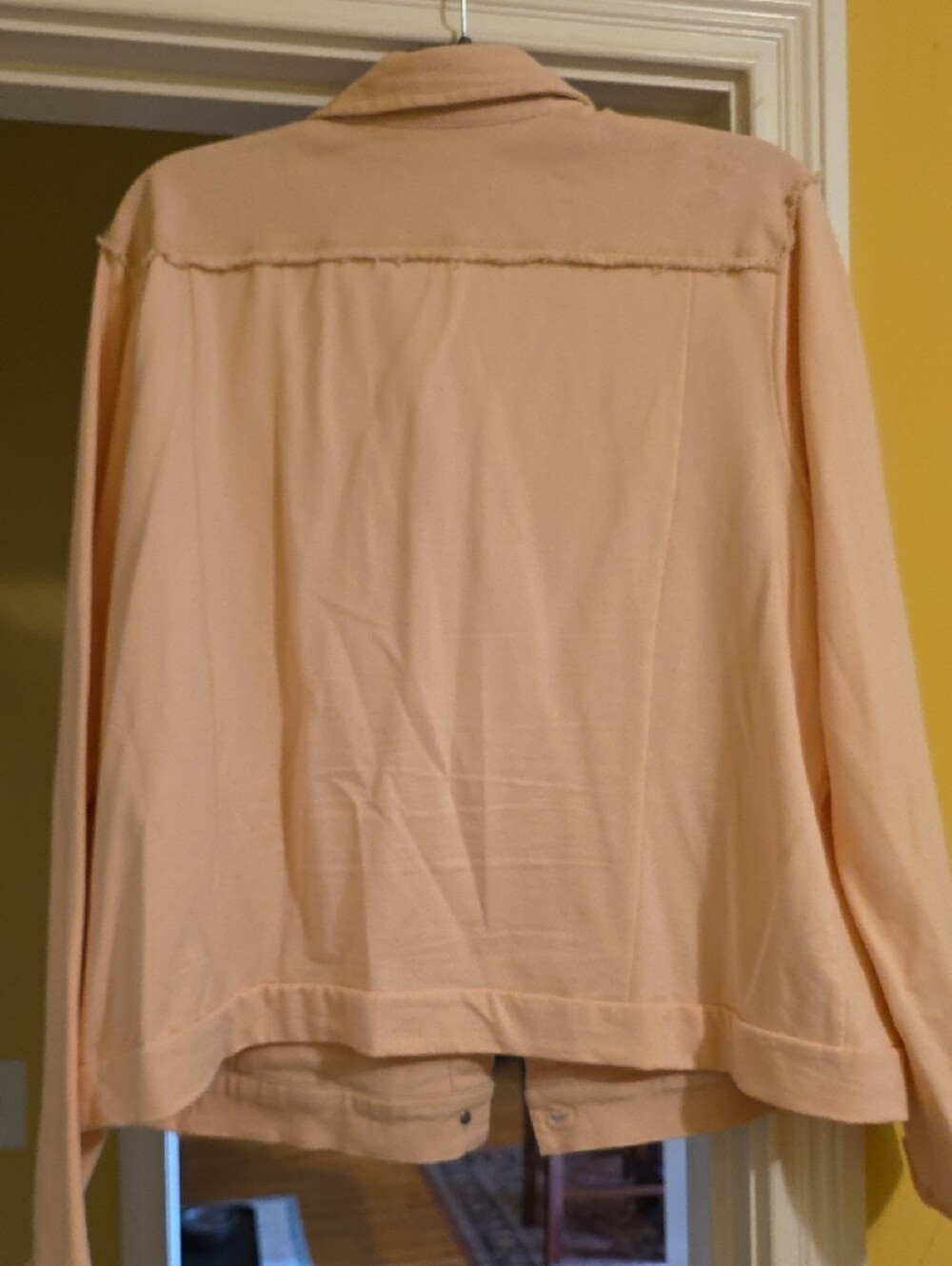 Belle by Kim Gravel Light Pink Jean Jacket - Picture 2 of 4